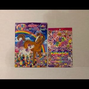 Lisa Frank Coloring Book and Sticker Pad
